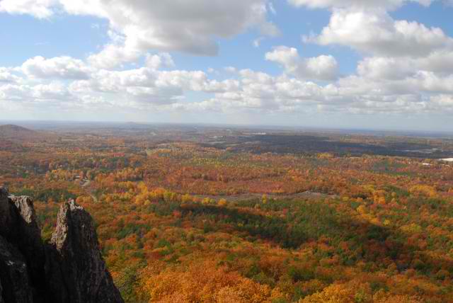 View from The Pinnacle at Crowders Mountain State Park (photo courtesy NC State Parks)
