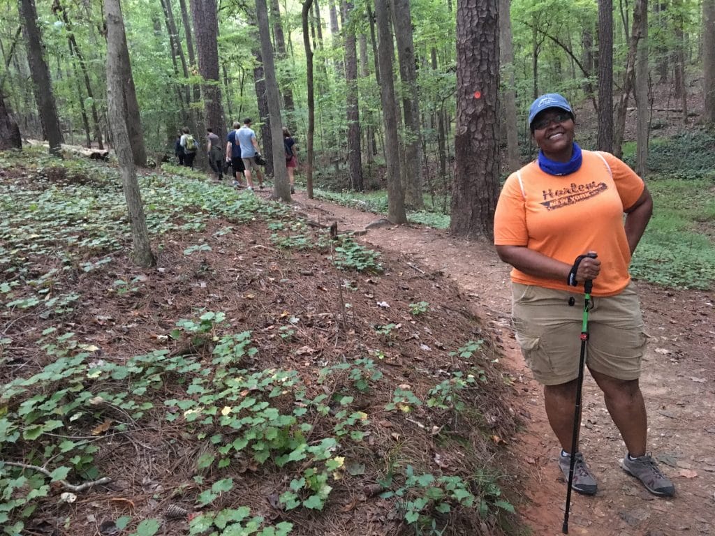 Kimberly Dixon on the Sal's Branch Trail