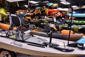 Hobie Lynx and Various Boats in store