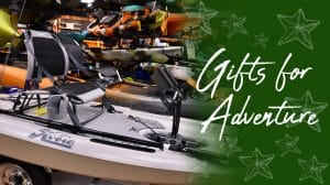 Gifts For Adventure Header image with Hobie Lynx Boat