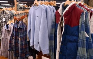 Rack of Men's Winter Clothing for Header Image